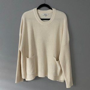 NWT! Madewell Pullover Sweater with Front Pockets
